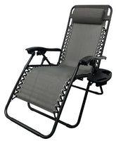 Seasonal Trends HCIHQB2401 Zero Gravity Sling Relaxer Chair, 25.6 in W, 33.07 in D, 43.11 in H, 250 lb Capacity